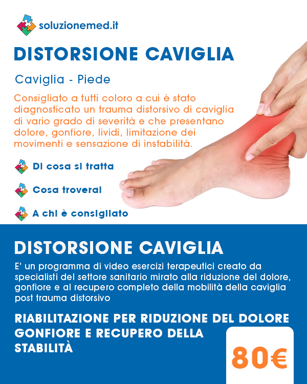 Distorsione caviglia