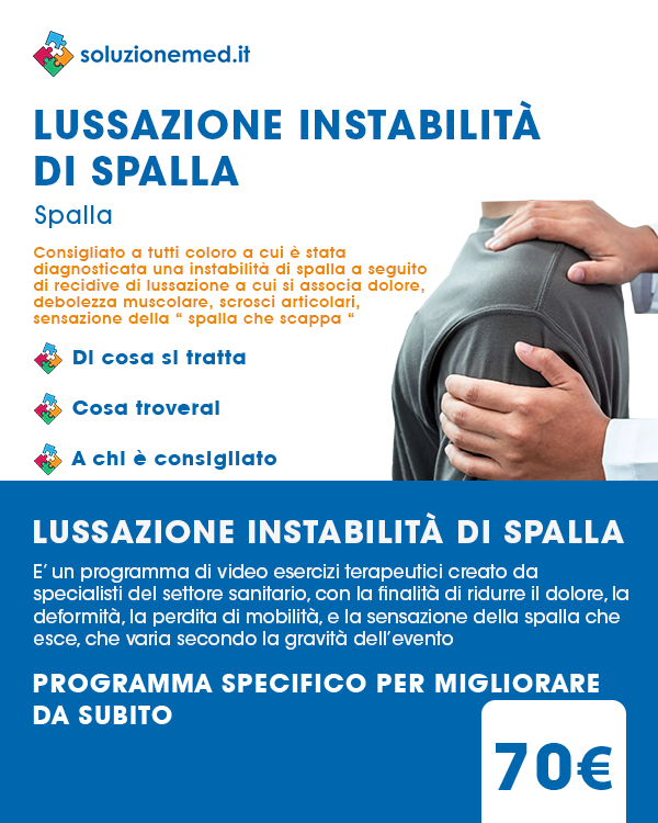 Lussazione instabilità di spalla