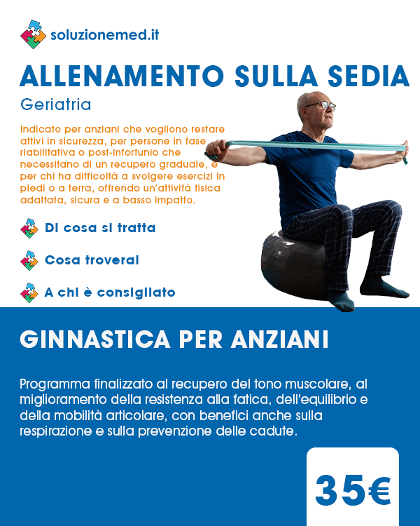 Allenamento sulla sedia