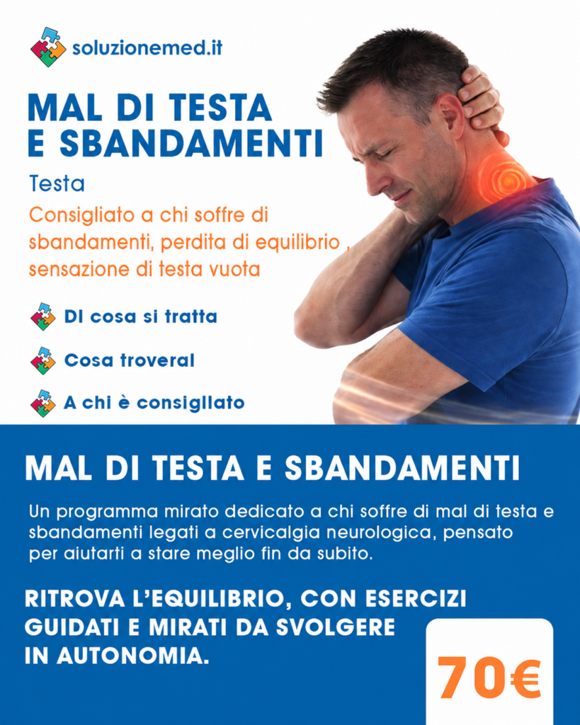 Mal di testa sbandamenti